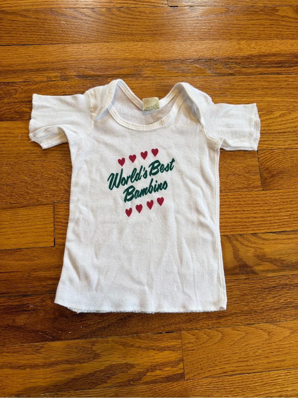 World Best Bambino Vintage Italy Italian 80s Screen Stars T Shirt 18m